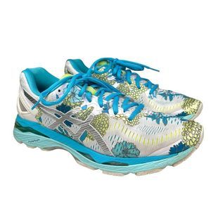 Asics Gel Kayano 23 Running Shoe Women’s LTD Limited Edition White Floral T6A5N
